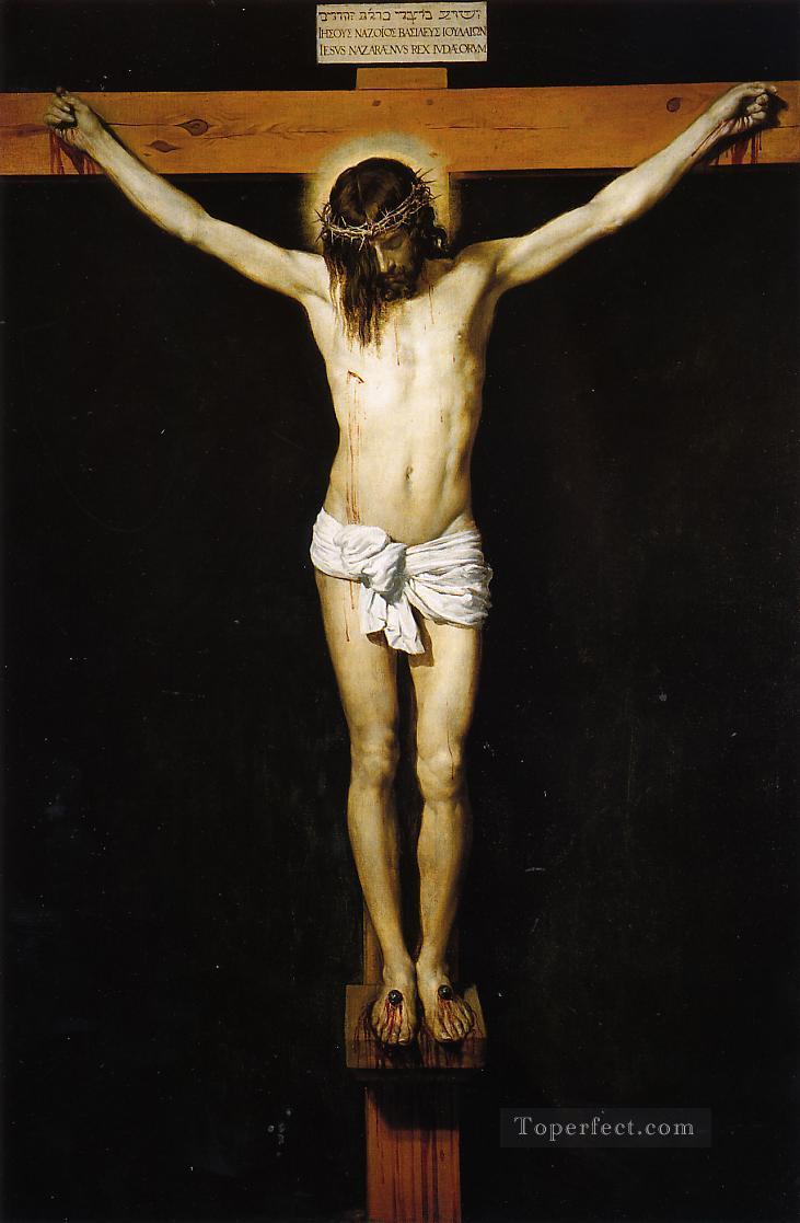 磔刑のディエゴ・ベラスケスの宗教的キリスト教徒油絵